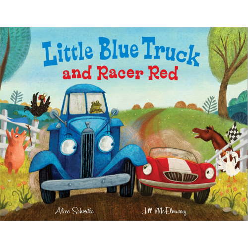 Little Blue Truck and Racer Red Hardcover with Speedy Race Car