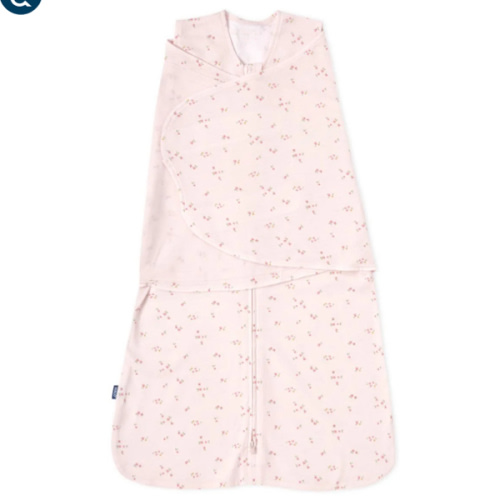 Pink Floral Cotton Swaddle Newborn | HALO