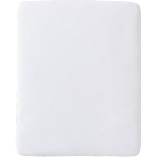 Silver Cross Slumber Fitted Sheet - Breathable, Ultra-Soft, Lightweight Sheet for Sensitive Boys and Girls Skin - Elasticated Edge Standard Crib Mattress Sheet for Infant and Toddler (White)