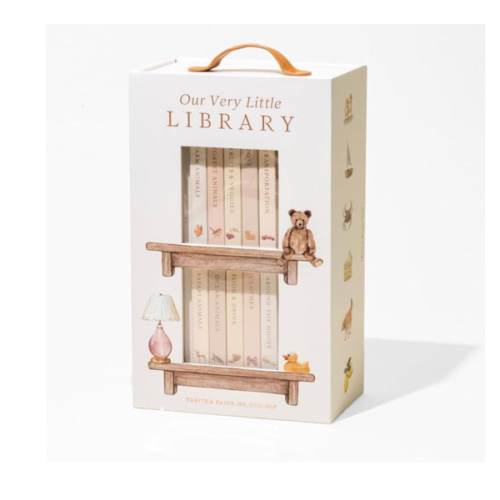 Our Very Little Library Board Book Set: A Foundational Language Vocabulary Board Book Set for Babies (Tabitha Paige Children's Book Series)