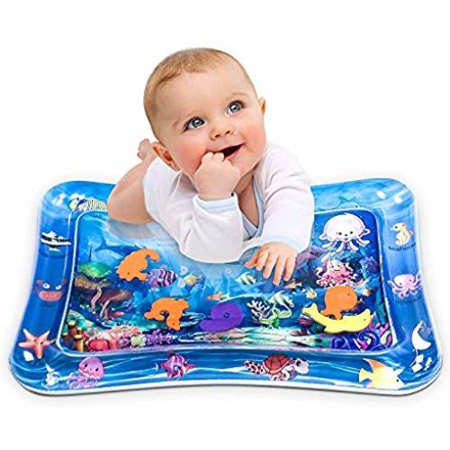 Infinno Tummy Time Mat Baby Water Play Mat, Activity Center, Stimulate Your Baby's Growth, Baby Toys, 3 to 24 Months, 26”x20”