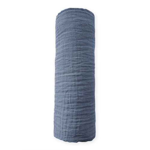 Muslin Swaddle Blanket - Denim