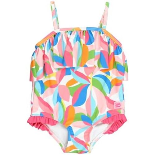 RuffleButts® Baby/Toddler Girls Ruffle Strap One Piece Swimsuit w/UPF 50+ Sun Protection