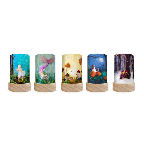 Toverlux Het Wol Feetje Light Wish Lantern Shades Set 4 - Seasons