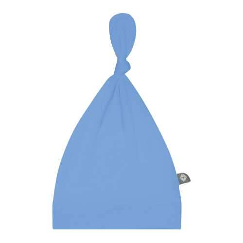 Knotted Cap in Periwinkle