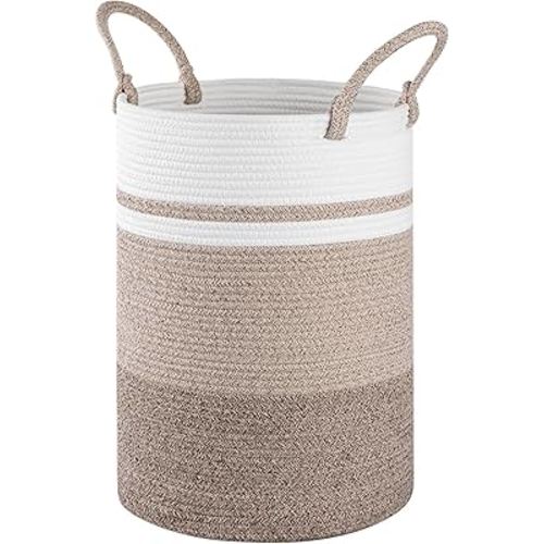 Laundry Basket, Laundry Hamper, Baby Nursery Hamper, Foldable Laundry Hamper with Handles, Storage Blanket Clothes Toys in Bedroom, Living Room-13.8 "L * 19.7 "H-Gradient Yellow