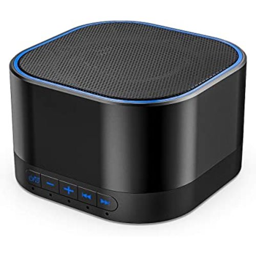 Magicteam Sound Machine White Noise Machine with 20 Non Looping Natural Soothing Sounds Memory Function 32 Levels of Volume Powered by AC or USB and Sleep Sound Timer Therapy for Baby Kids Adults
