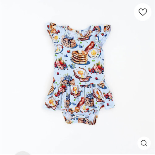Resting Brunch Face Ruffle Dress