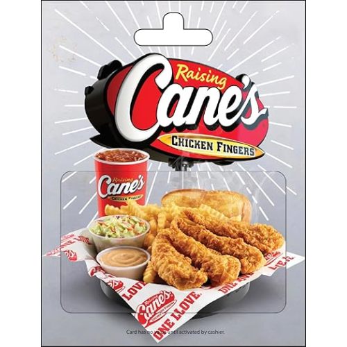 Raising Cane's Physical Gift Card - $25