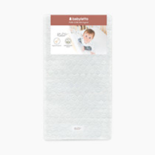 babyletto Mini Crib Size Pure Core Mattress with Hybrid Waterproof Cover