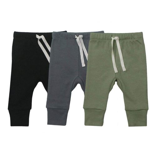 HonesBorn AIUI-HARNSBORN Baby Unisex 3-Pack Flexy Pants and Leggings