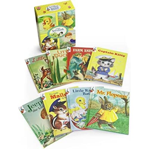 Animal Stories: Vintage Storybook Time Well Spent Boxed Slipcase Storage with 8 Classic Stories