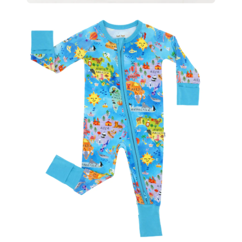 Around The World Zippy - Little Sleepies
