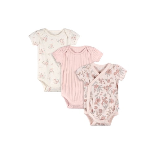 Assorted 3-Pack Bodysuits, 0-3M