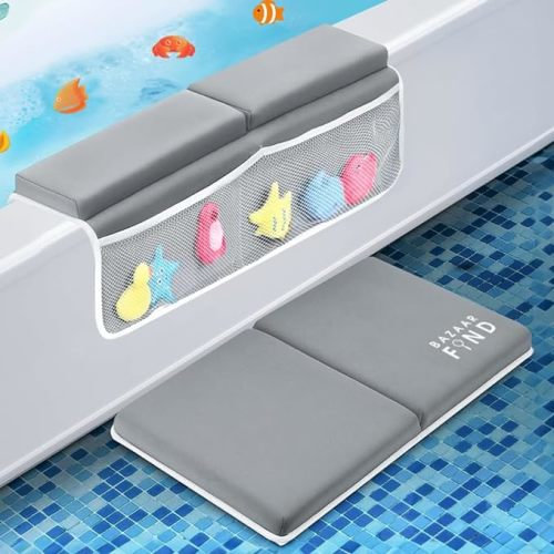 Bath Kneeler and Elbow Rest Pad Set, Comfortable Bath Kneeler, Thick Bath Kneeling Pad for Bathing Baby, Kneeling Pad for Bathing Baby, Baby Bath Kneeler, Kneeling Bath Mat, Bath Knee Pad, Bazaar Find