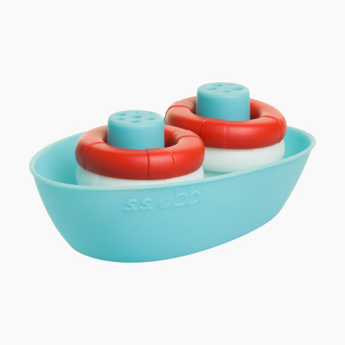Ubbi Boat and Buoys Bath Toy