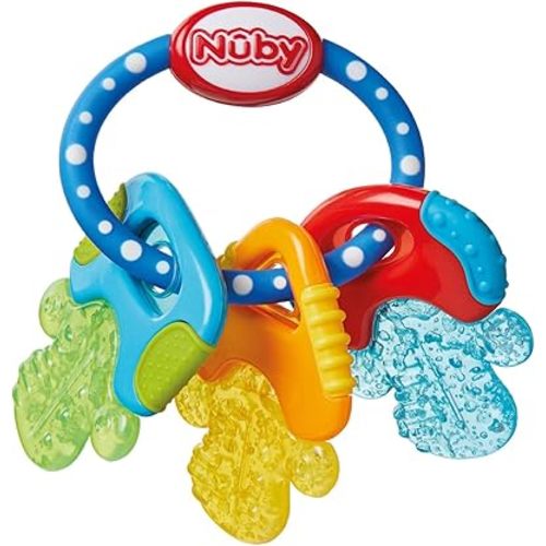 Nuby ICY Bite Keys Teether, Multi