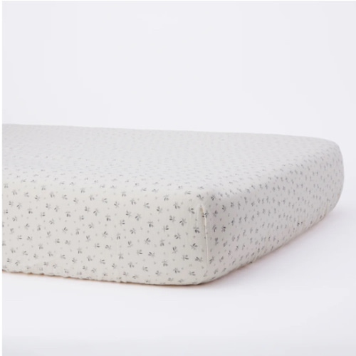 Woven Crib Sheet || Bluebell – Quincy Mae