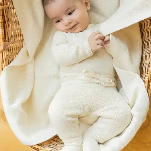 Knitted Leggings - 100% Organic Pants - NaturaPura