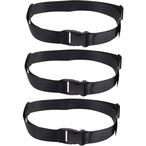 Kisangel 3pcs Toddler Safety Highchair Universal Straps Belt High Pushchair Pram Belts Shopping Harness Strap for Buggy Supermarket Kids Baby Adjustable Cm