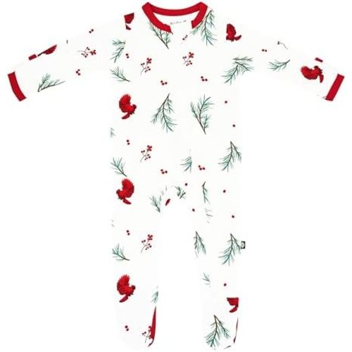 KYTE BABY Unisex Zipper Closure Footies, Rayon Made From Bamboo, 0-24 Months