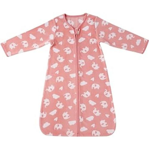 Amazon.com: DaysU Micro Fleece Baby Sleep Sack 18-24 Months with Long Sleeves 1.5 TOG, Plush Warm Baby Wearable Blanket with 2-Way Zipper, Baby Girls Sleeping Bag for Toddler, Elephant : Baby