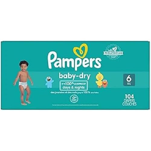Pampers Swaddlers Active Baby Diaper Size 6 80 Count