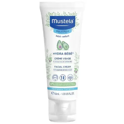 Mustela Hydra-Bébé Facial Cream 40Ml | Baby Bunting AU