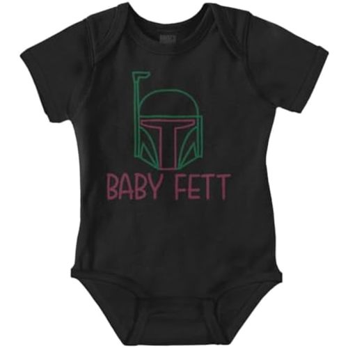 Brisco Brands Galactic Bounty Hunter Babies Cute Baby Romper Boys or Girls