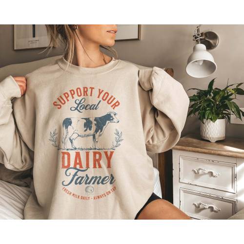 Eat Local Breastfeeding Sweatshirt Breastmilk Sweater Moms Milk Crewneck Moms Boobery Jumper Baby Shower Gift for New Mom for nursing