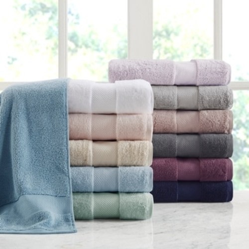 Madison Park Signature Turkish Cotton 6-piece Bath Towel Set - Light Blue