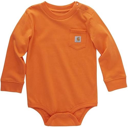 Carhartt Kid's CA5002 Long-Sleeve Pocket Bodysuit