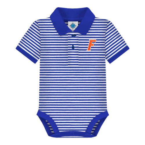 Florida Gators Striped Polo Bodysuit | College Baby