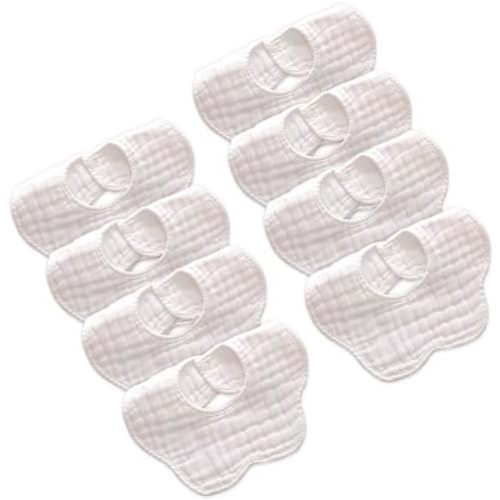 Muslin Baby Bibs for Drooling and Teething Newborn Drool Bibs for Baby Girl Boy