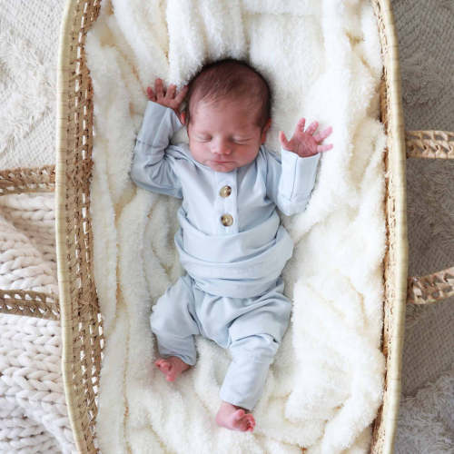 Caden Lane Bamboo Button Top & Bottom (3-6 months)