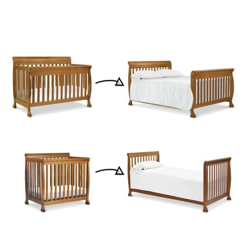DaVinci Twin/Full Size Bed Conversion Kit (M4799) - Chestnut