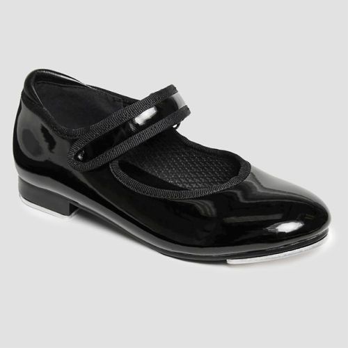 Danskin Girls' Tap Dance Shoes - Black 9