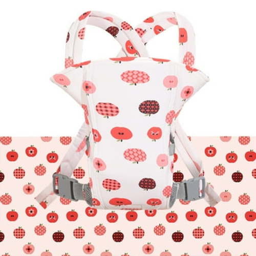 4 in 1 Baby Carrier,Ergonomic Carrier Backpack,Breathable Front Back Carrying Wrap Seat for Toddlers up to 33 lbs,Colorful