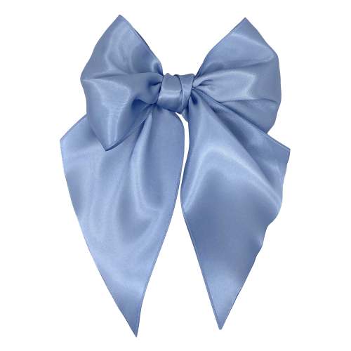 SATIN BIG BELLE CLIP: french blue