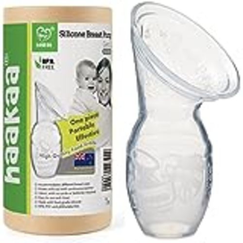haakaa Manual Breast Pump for Breastfeeding 4oz/100ml