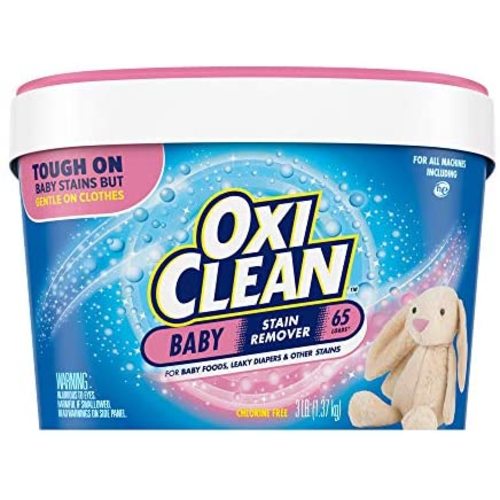OxiClean Baby Stain Fighter, Soaker, 3 lb Tub Baby stain Soaker - 1