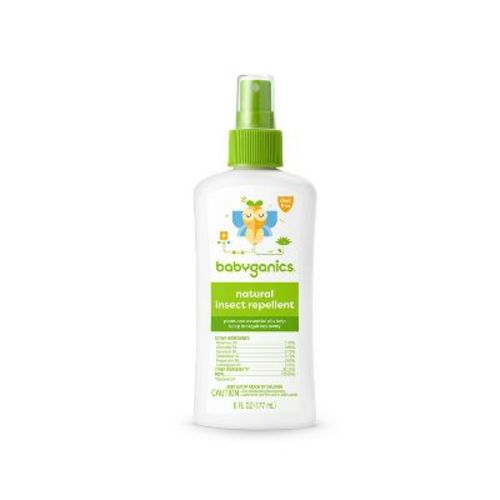 Babyganics Natural Deet-free Insect Repellent - 6 Fl Oz Spray Bottle