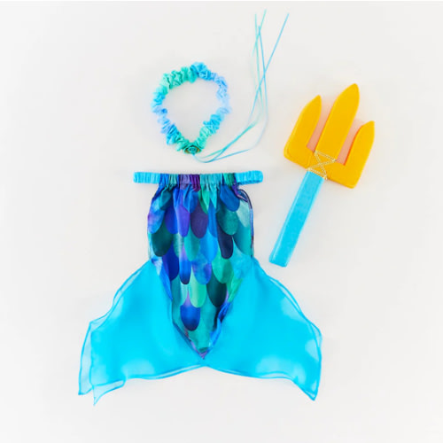 Turquoise Mermaid Dress-up Set – Sarah's Silks