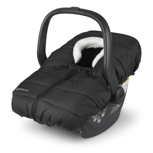 UPPAbaby CozyGanoosh for Aria and Mesa Infant Car Seat Carriers/Easily Attaches to Aria, Mesa, Mesa V2, Mesa Max/Ultra-Plush, Weather-Proof/Charcoal