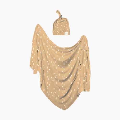 Copper Pearl Copper Pearl x Babylist Atlas Hat and Swaddle Set - Atlas, 0-4 M