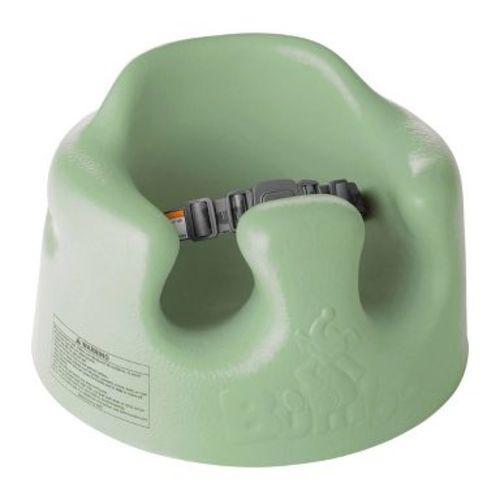 Bumbo Baby Infant Soft Foam Comfortable Floor Booster Seat Supportive Chair with 3 Point Adjustable Safety Buckle Strap Harness - Hemlock