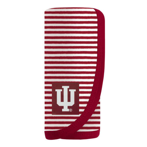 Indiana Hoosiers Striped Blanket | College Baby