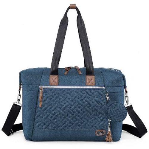 Dikaslon Diaper Bag Tote With Pacifier Case And Changing Pad Baby Bag For Boys And Girls, Navy Blue