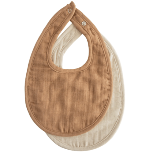 mushie Muslin Bib 2-Pack – Mushie