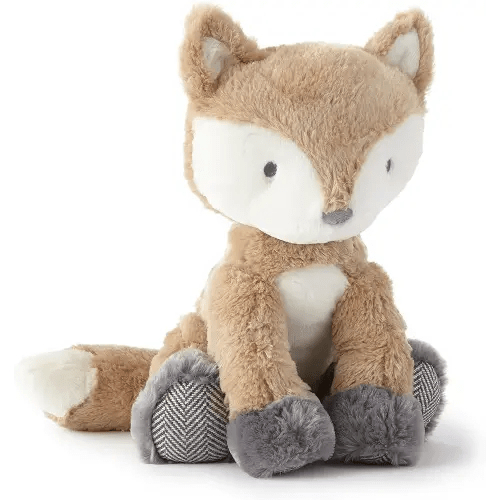 Levtex Baby - Bailey Stuffed Toy - Fox - Grey, White, Brown, Cream - Nursery Accessories - Size: 5 x 20 in.